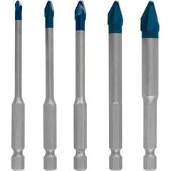  Fliesenbohrer EXPERT HEX-9 HardCeramic Bohrer-Sets Bosch EXPERT HEX-9 HardCeramic Bohrer-Set, 4/5/6/8/10 mm, 5-tlg., für Dreh- und Schlagbohrer 12370337