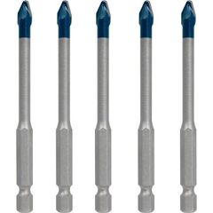  EXPERT HEX-9 HardCeramic Bohrer-Sets Bosch EXPERT HEX-9 HardCeramic Dachziegel-Bohrer-Set, 6 mm, 5-tlg., für Dreh- und Schlagbohrer 12370338