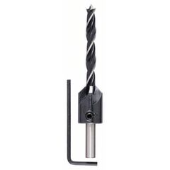  Holzspiralbohrer mit Kegelsenker mit Sechskantschaft Bosch Holzspiralbohrer mit Senker, für Bohrmaschinen 12370586