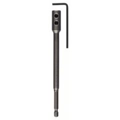  Verlängerungsstangen für Flachfräsbohrer, 1/4-Zoll Bosch Verlängerung 1/4" Sechskantschaft für Flachfräsbohrer Self Cut Speed, für Dreh- und Schlagbohrer 12370592