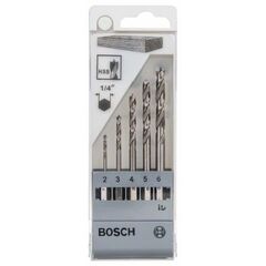  Bohrer-Sets Holzspiralbohrer-Sets mit Sechskantschaft Bosch 5-tlg. Holzbohrer-Set mit Sechskantschaft, 2–6 mm, für Dreh- und Schlagbohrer 12370678