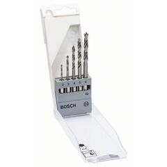  Holzspiralbohrer-Sets mit Sechskantschaft Bosch 5-tlg. Holzbohrer-Set mit Sechskantschaft, 2–6 mm, für Dreh- und Schlagbohrer 12370678