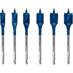  EXPERT SelfCut Speed Flachfräsbohrer-Sets Bosch EXPERT SelfCut Speed Flachfräsbohrer-Set, 14/16/18/20/22/24 mm, 6-tlg., für Bohrmaschinen 12370671
