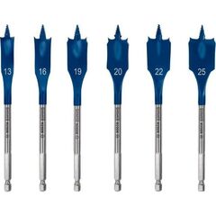  EXPERT SelfCut Speed Flachfräsbohrer-Sets Bosch EXPERT SelfCut Speed Flachfräsbohrer-Set, 13/16/19/20/22/25 mm, 6-tlg., für Bohrmaschinen 12370670