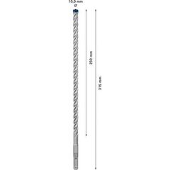  EXPERT SDS plus-7X Hammerbohrer Bosch EXPERT SDS-plus-7X Hammerbohrer, 10 x 250 x 315 mm, für Bohrhämmer 12370734