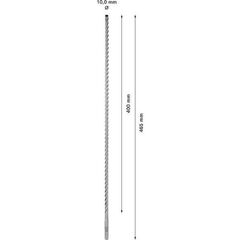  EXPERT SDS plus-7X Hammerbohrer Bosch EXPERT SDS-plus-7X Hammerbohrer, 10 x 550 x 600 mm, für Bohrhämmer 12370775