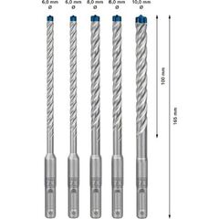  Bohrer-Sets EXPERT SDS plus-7X Hammerbohrer-Sets Bosch EXPERT SDS-plus-7X Hammerbohrer-Set, 6/6/8/8/10 mm, 5-tlg., für Bohrhämmer 12371421