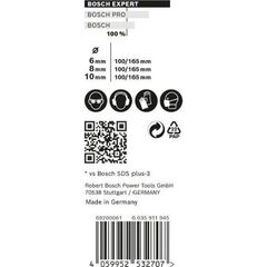  Bohrer-Sets EXPERT SDS plus-7X Hammerbohrer-Sets Bosch EXPERT SDS-plus-7X Hammerbohrer-Set, 6/8/10 mm, 3-tlg., für Bohrhämmer 12371423