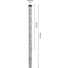  EXPERT SDS plus-7X Hammerbohrer Bosch EXPERT SDS-plus-7X Hammerbohrer, 12 x 150 x 215 mm, 30-tlg., für Bohrhämmer 12370719