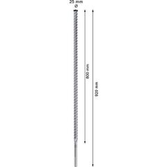  EXPERT SDS max-8X Hammerbohrer Bosch EXPERT SDS-max-8X Hammerbohrer, 25 x 800 x 920 mm, für Bohrhämmer 12370875