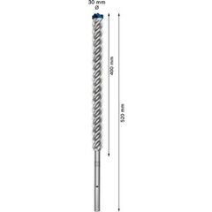  EXPERT SDS max-8X Hammerbohrer Bosch EXPERT SDS-max-8X Hammerbohrer, 30 x 400 x 520 mm, für Bohrhämmer 12370882
