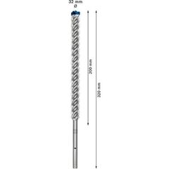  EXPERT SDS max-8X Hammerbohrer Bosch EXPERT SDS-max-8X Hammerbohrer, 32 x 400 x 520 mm, für Bohrhämmer 12370834