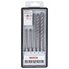  Bohrer-Sets SDS plus-7X Betonbohrer-Sets Bosch 5-tlg. Hammerbohrer-Set SDS-plus-7X, 5/6/6/8/10 mm, für Bohrhämmer 12371424