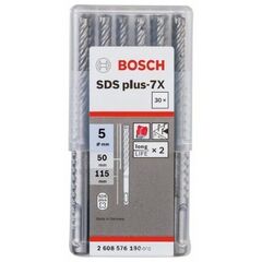  SDS plus-7X Betonbohrer Bosch Hammerbohrer SDS-plus-7X, für Bohrhämmer 12370909