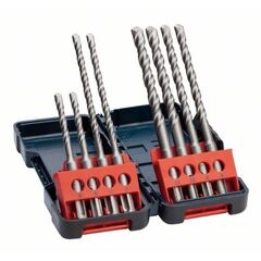  SDS plus-3 Hammerbohrer-Sets Bosch 8-tlg. Hammerbohrerset SDS-plus-3, Tough Box, 6–10 mm, für Bohrhämmer 12371433