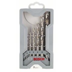  Bohrer-Sets HSS-G DIN 338 Metallbohrer-Sets Bosch 7-tlg. Metallbohrer-Set Mini-X-Line HSS-G, 135°, 2–10 mm, für Bohrmaschinen 12372087