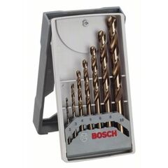 HSS-Co Metallbohrer-Sets DIN338 Bosch 7-tlg. Metallbohrer-Set Mini-X-Line HSS-Co, 135°, 2–10 mm, für Bohrmaschinen 12372097