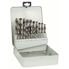  HSS-G DIN 338 Metallbohrer-Sets Bosch 25-tlg. Metallbohrer-Set HSS-G, DIN 338, 135° in Metallkassette, 1–13 mm, für Bohrmaschinen 12372086