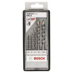  Bohrer-Sets CYL-3 Concrete Bohrer-Sets, Robust Line Bosch 5-tlg. CYL-3 Betonbohrer-Set, Robust Line, 4–10 mm, für Dreh- und Schlagbohrer 12371442