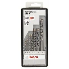  Mauerwerk- und Betonbohrer CYL-3 Concrete Bohrer-Sets, Robust Line Bosch 7-tlg. CYL-3 Betonbohrer-Set, Robust Line, 4–12 mm, für Dreh- und Schlagbohrer 12371440