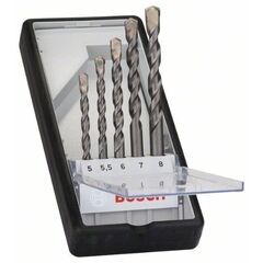  CYL-3 Concrete Bohrer-Sets, Robust Line Bosch 5-tlg. CYL-3 Betonbohrer-Set, Robust Line, 5–8 mm, für Dreh- und Schlagbohrer 12371441