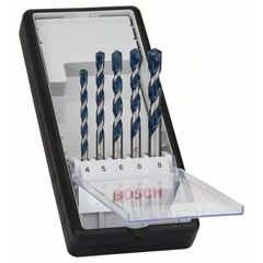  CYL-5 Concrete Bohrer-Sets Bosch 5-tlg. CYL-5 Betonbohrer-Set, Robust Line, 4–8 mm, für Dreh- und Schlagbohrer 12371438