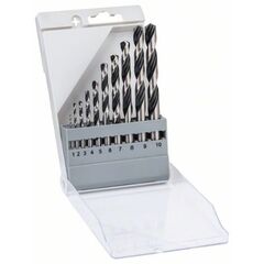  HSS PointTeQ Spiralbohrer-Sets mit Sechskantschaft Bosch HSS-Spiralbohrer-Set PointTeQ, 10-tlg., 1–10 mm, für Bohrmaschinen 12372102
