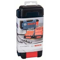  Metallbohrer HSS PointTeQ Spiralbohrer-Sets mit Sechskantschaft Bosch HSS-Spiralbohrer-Set, PointTeQ, 18-tlg., ToughBox, 1–10 mm, für Bohrmaschinen 12372106