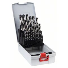  HSS PointTeQ Spiralbohrer-Sets mit Sechskantschaft Bosch HSS-Spiralbohrer PointTeQ, 25-tlg., ProBox, 1–13 mm, für Bohrmaschinen 12372104