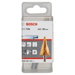  HSS-TiN Stufenbohrer mit 3-Flächen-Schaft Bosch Stufenbohrer HSS-TiN, für Bohrmaschinen 12372078