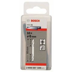  HSS-G-Metallbohrer mit Doppelklingen Bosch Doppelendbohrer, für Bohrmaschinen 12372054