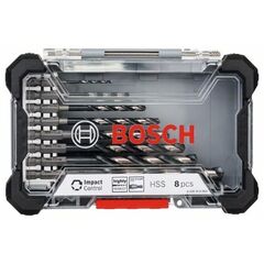  HSS Impact Control Spiralbohrer-Sets mit Sechskantschaft Bosch 8-tlg. Impact Control HSS-Bohrer-Set, für Dreh- und Schlagbohrer 12372115