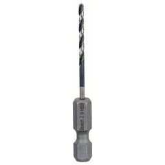  HSS Impact Control Spiralbohrer mit Sechskantschaft Bosch HSS Spiralbohrer mit Sechskantschaft 2,0 mm, für Dreh- und Schlagbohrer 12371953