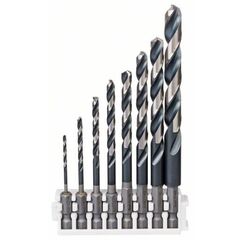  HSS Impact Control Spiralbohrer-Sets mit Sechskantschaft Bosch 8-tlg. Impact Control HSS-Bohrer-Pack, 2–10 mm, für Dreh- und Schlagbohrer 12372113