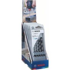 HSS PointTeQ Spiralbohrer-Sets mit Sechskantschaft Bosch 5-tlg. HSS PointTeQ Sechskantbohrer-Set in Theken-Display, 2–6 mm, für Dreh- und Schlagbohrer 12372107