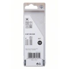  Metallbohrer HSS PointTeQ Spiralbohrer-Sets mit Sechskantschaft Bosch 5-tlg. HSS PointTeQ Sechskantbohrer-Set, 2–6 mm, für Dreh- und Schlagbohrer 12372103