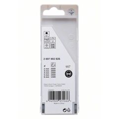  Bohrer-Sets HSS PointTeQ Spiralbohrer-Sets mit Sechskantschaft Bosch 5-tlg. HSS PointTeQ Sechskantbohrer-Set in Theken-Display, 2–6 mm, für Dreh- und Schlagbohrer 12372107