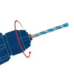  EXPERT CYL-9 MultiConstruction Bohrer Bosch EXPERT CYL-9 MultiConstruction Bohrer, 6 x 60 x 100 mm, für Dreh- und Schlagbohrer 12372135