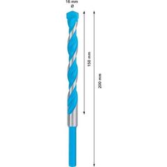  EXPERT CYL-9 MultiConstruction Bohrer Bosch EXPERT CYL-9 MultiConstruction Bohrer, 16 x 150 x 200 mm, für Dreh- und Schlagbohrer 12372130