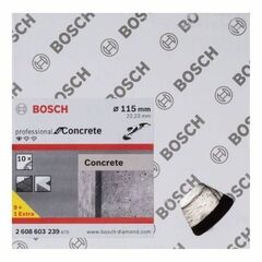  Diamanttrennscheiben Standard for Concrete für kleine Winkelschleifer Bosch Diamanttrennscheibe Standard for Concrete, für kleine Winkelschleifer 12369919