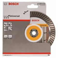  Best for Universal Turbo Diamanttrennscheiben für kleine Winkelschleifer Bosch Diamanttrennscheibe Best for Universal Turbo, für kleine Winkelschleifer 12369877