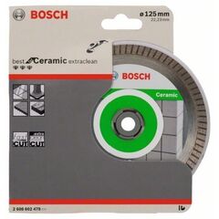  Diamanttrennscheiben Best for Ceramic Extra Clean Turbo für Winkelschleifer Bosch Diamanttrennscheibe Best for Ceramic Extra-Clean Turbo, für kleine Winkelschleifer 12369939