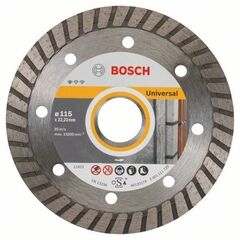  Diamanttrennscheiben Standard for Universal Turbo für kleine Winkelschleifer Bosch Diamanttrennscheibe Standard for Universal Turbo, für kleine Winkelschleifer 12369891