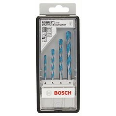  Bohrer-Sets CYL-9 MultiConstruction-Bohrer-Sets Bosch 4-tlg. CYL-9 MultiConstruction Bohrer-Set, 4/5/6/8 mm, für Dreh- und Schlagbohrer 12372239