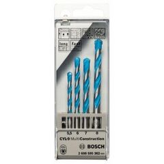  Bohrer-Sets CYL-9 MultiConstruction-Bohrer-Sets Bosch 4-tlg. Mehrzweckbohrer-Set CYL-9 MultiConstruction, 5,5/6/7/8 mm, für Dreh- und Schlagbohrer 12372243