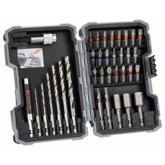  Extra Hard Sets mit Holzbohrern und Schrauberbits, 35-teilig Bosch 35-tlg. Set mit Bohrern und Schrauberbits, HSS, Extra Hard, PH, PZ, SL, H, T, für Bohrmaschinen 12372246