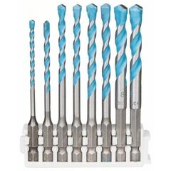  HEX-9 MultiConstruction-Bohrer-Sets Bosch Hex-9 MultiConstruction Pick and Click-Set, 8-tlg., 3–8 mm, für Dreh- und Schlagbohrer 12372235