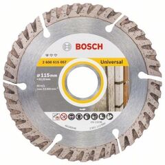  Standard for Universal Diamanttrennscheiben für kleine Winkelschleifer Bosch Diamanttrennscheibe Standard for Universal 115 x22,23, für kleine Winkelschleifer 12369881