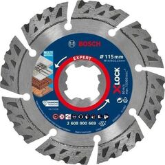  EXPERT MultiMaterial X-LOCK Diamanttrennscheiben Bosch EXPERT MultiMaterial X-LOCK Diamanttrennscheiben, 115 x 22,23 x 2,4 x 12 mm, für kleine Winkelschleifer 12369868