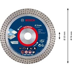  EXPERT HardCeramic 76-mm-Diamanttrennscheiben Bosch EXPERT HardCeramic 76 mm Diamanttrennscheiben 76 x 1,5 x 10 mm, für Mini-Winkelschleifer 12369860
